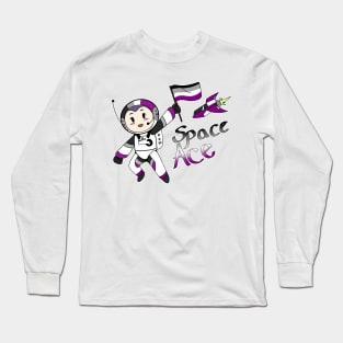 Ace in Space (Asexual Pride) Long Sleeve T-Shirt